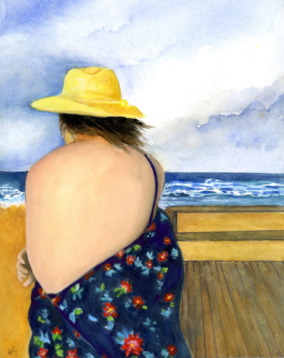 At the Beach by Maria Pazos 