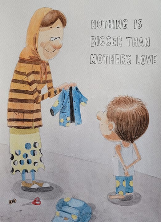 Nothing Is Bigger Than Mother's Love by Iuliia Pozdina 