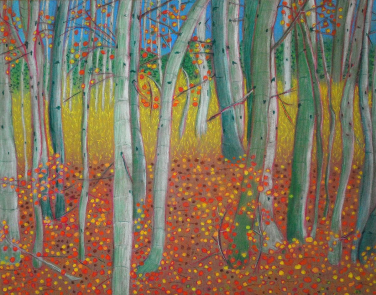 Autumn Aspens by Deborah N. Rich 