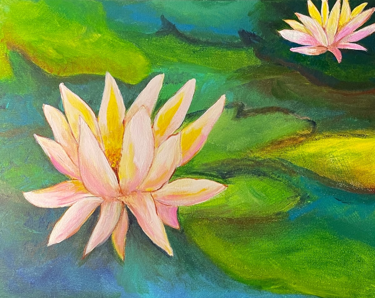 Water Lilies by Lynne Roberto 