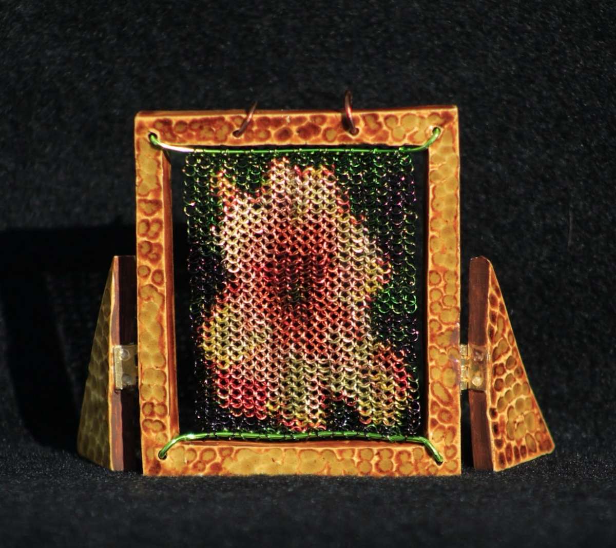 Yellow Daylily Chainmail by Ro Robertson 