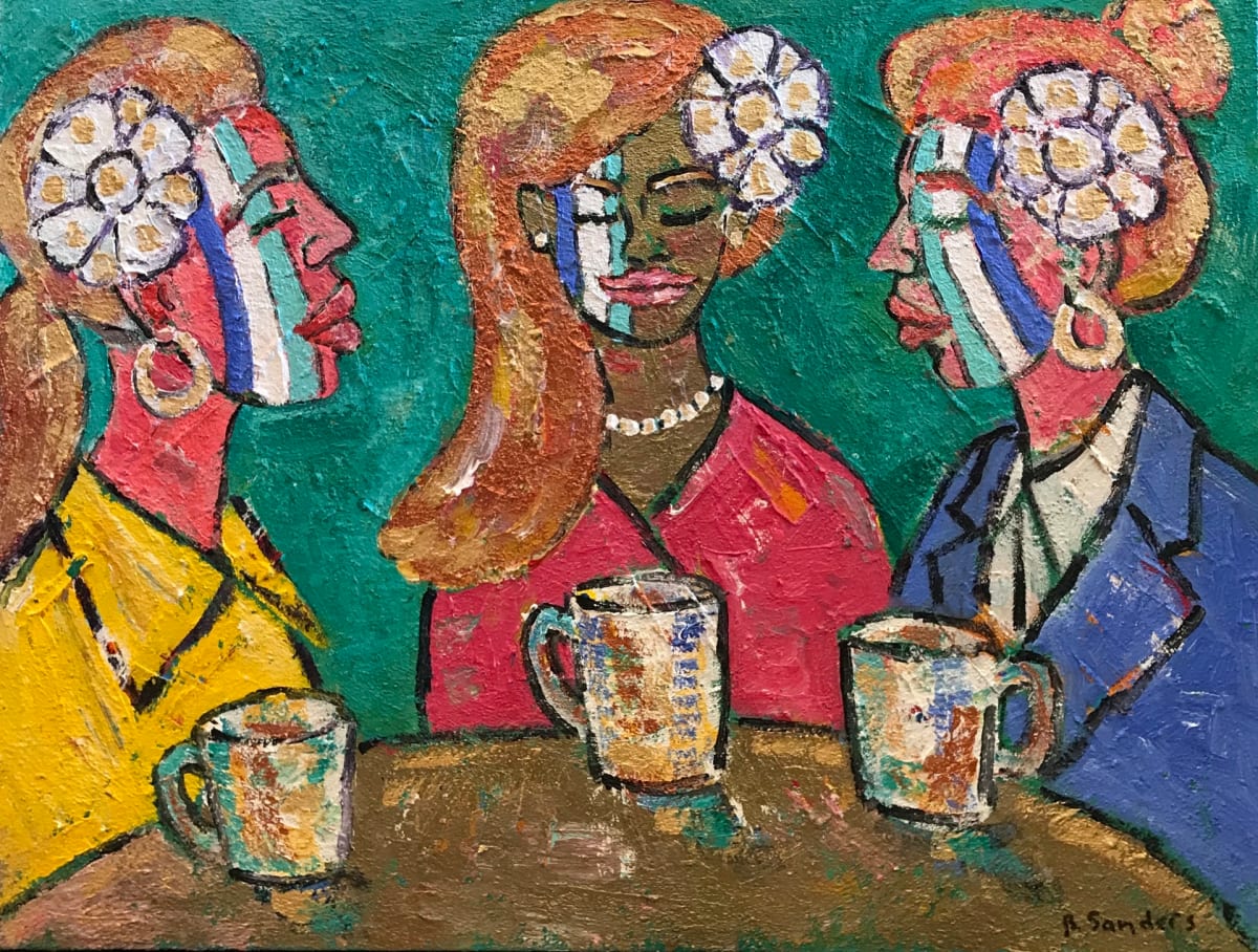 Coffee With Friends by Bruce Sanders 