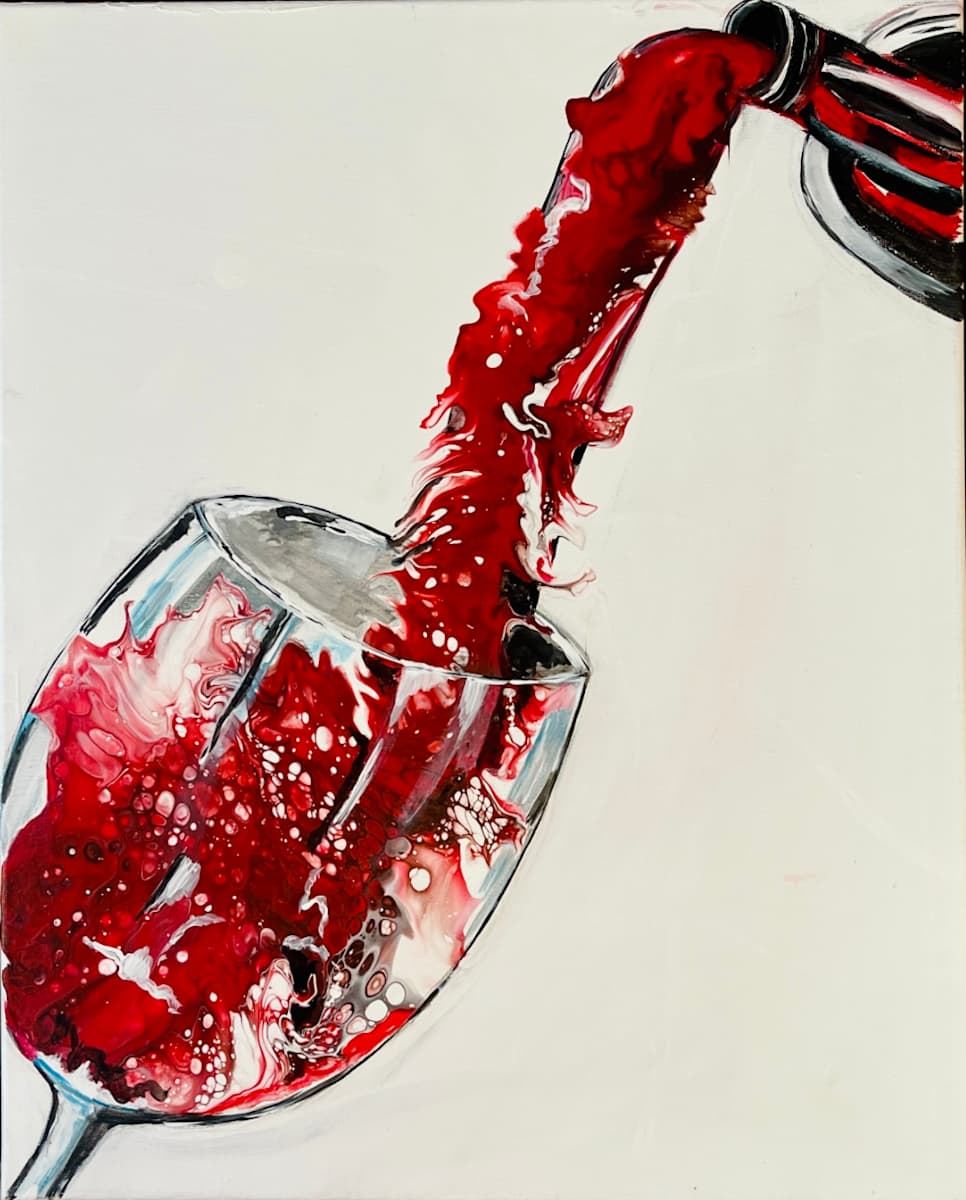 Crimson Pour by Madhumita Sen 