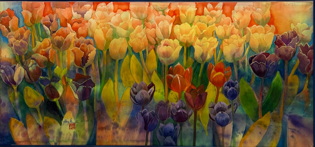 Tulips! Tulips! by Young Sook Shin 