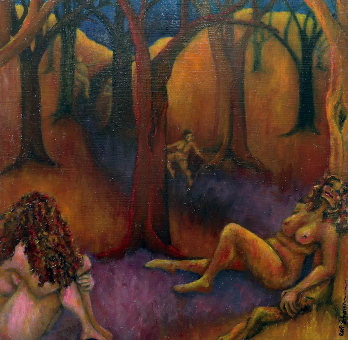 Autumn Wood by Ruth Petersen Shorer 