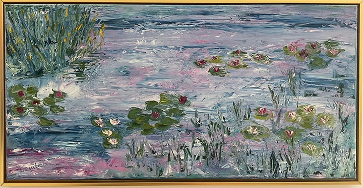 Modern Water Lilies by Venita Siegel 