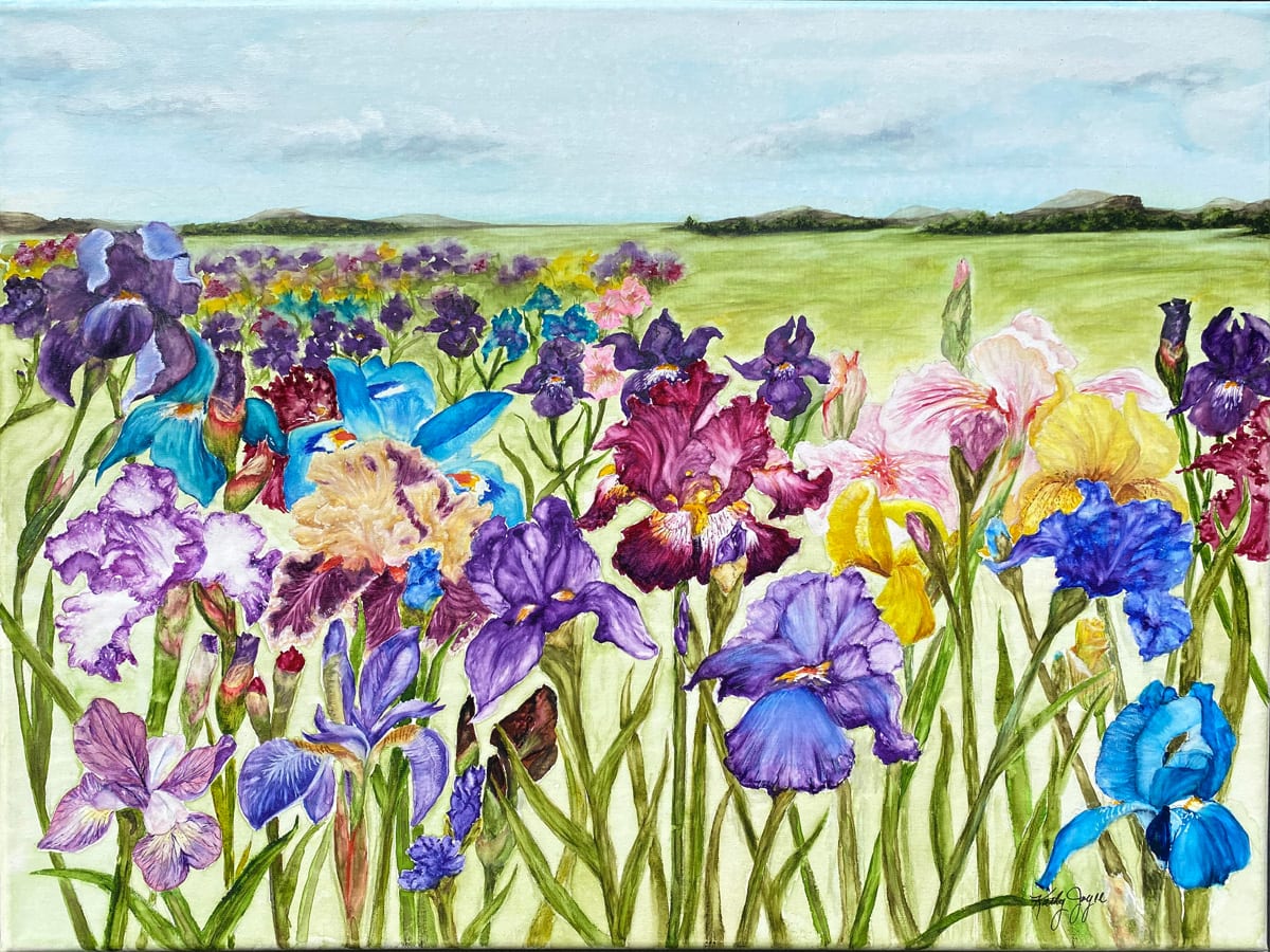 The Iris Field by Kathy Joyce Smalley 