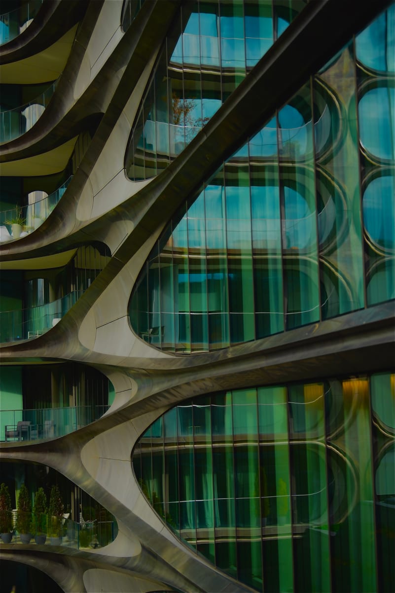 Building or Art, Yes, Green by Steve Sorensen 