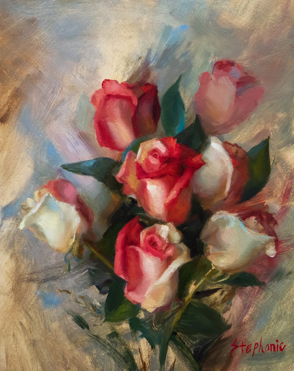 Valentine Roses by Stephanie K. Johnson 