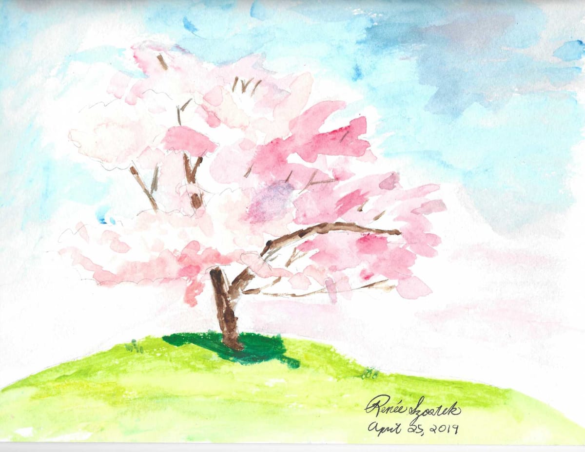 A Tree in Springtime by Renée Szostek 