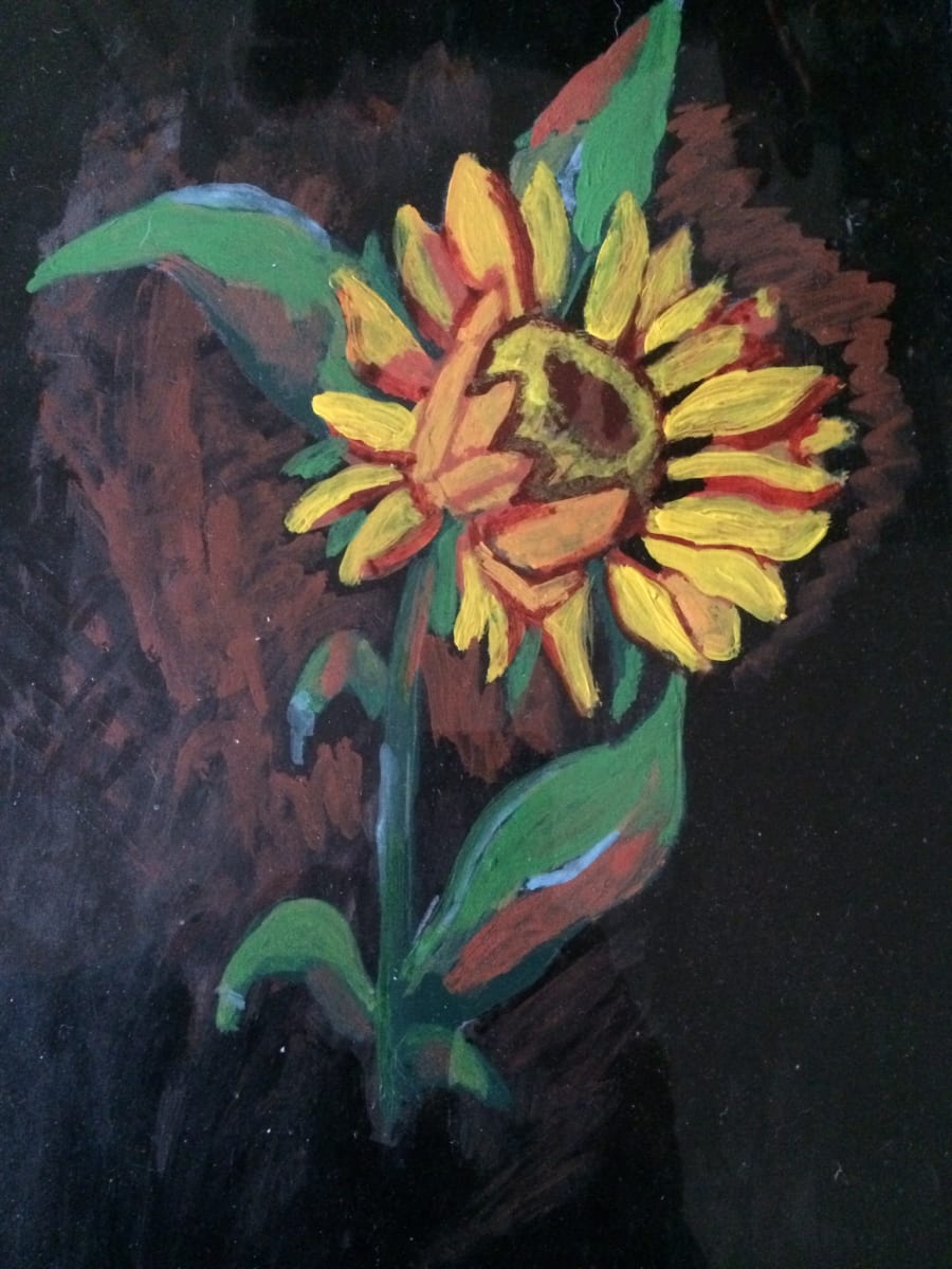 Lone Sunflower by Julie Thomas-Zucker, Image 12.