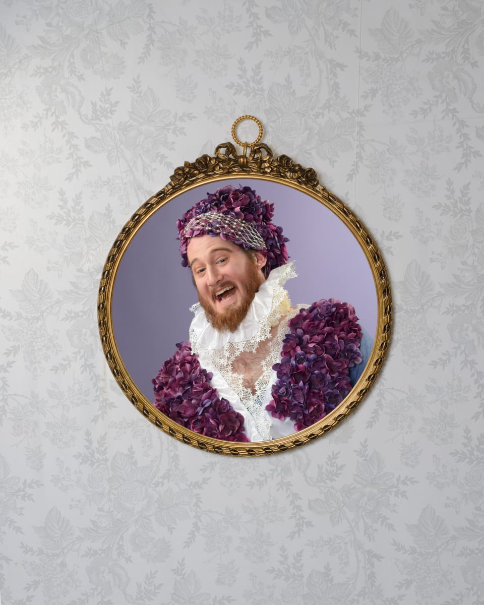 Portrait Miniature of a Laughing Queer by Brian Van Camerik 