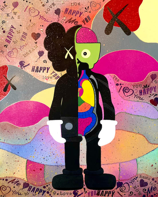 Kaws from the exhibition 2023 - Figures or Faces | Artwork