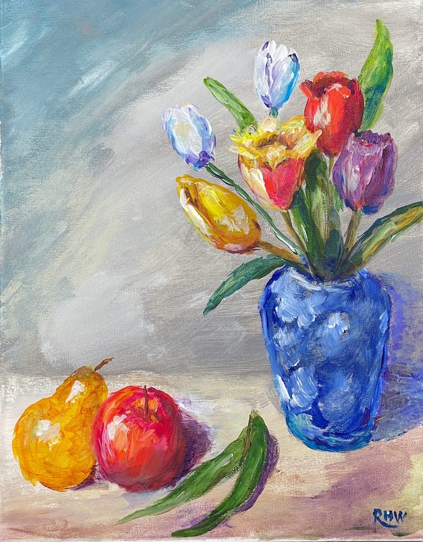 Tulips with Fruit by Rich Wagner 