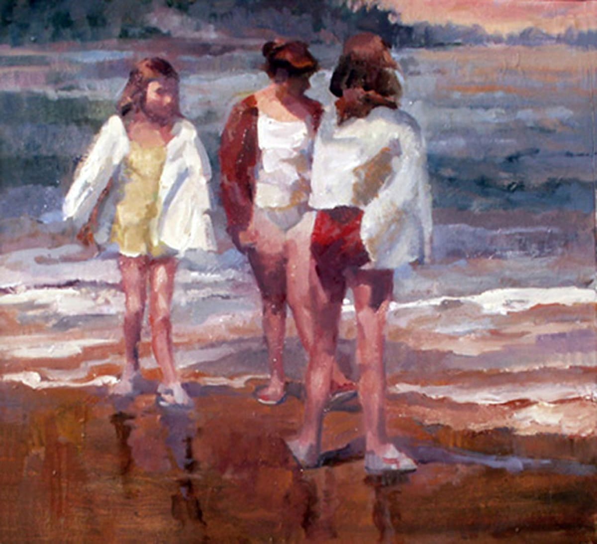 大人も着やすいシンプルファッション Beach Girls from the exhibition Golden: 50 or Older 絵画
