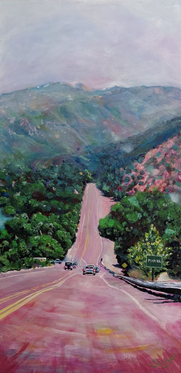 Pink Road by Sayoko Wunsch 