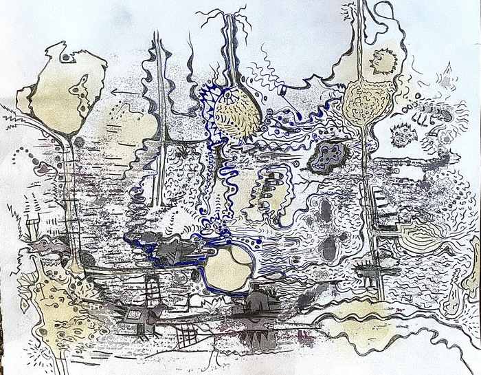 Meander Map by Jocelyn Greer Weeks, Image 1.