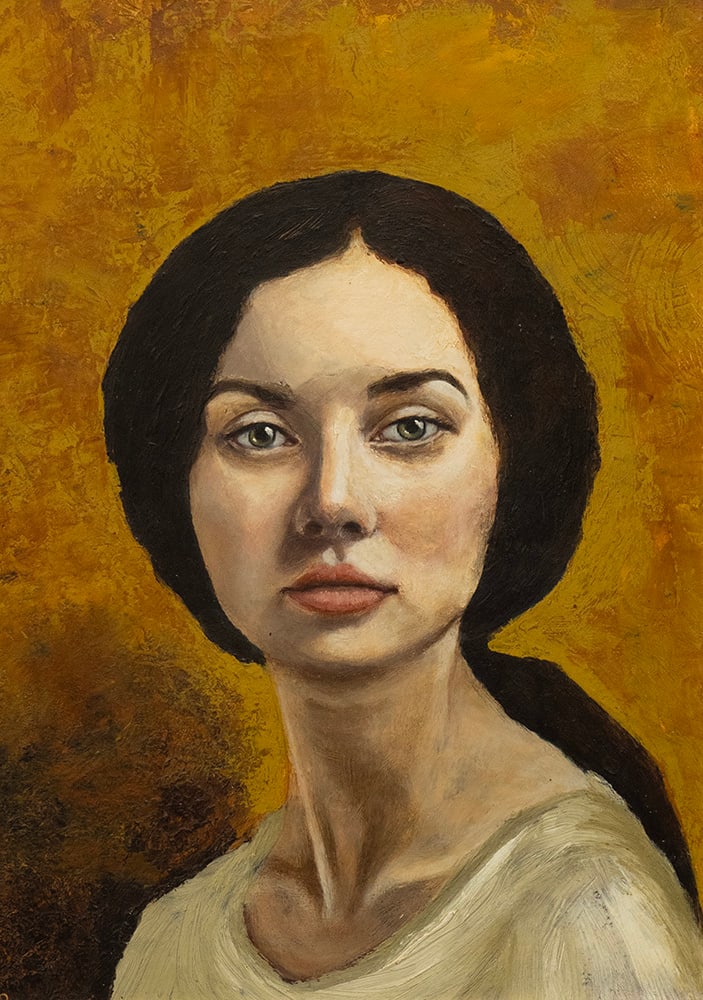 Portrait of Elvira by André Romijn 
