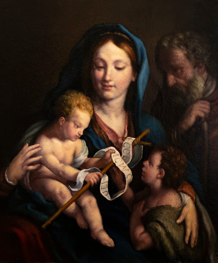 Holy Family with the Infant Saint John the Baptist by Sebastiano Conca  Image: Holy Family with the Infant Saint John the Baptist