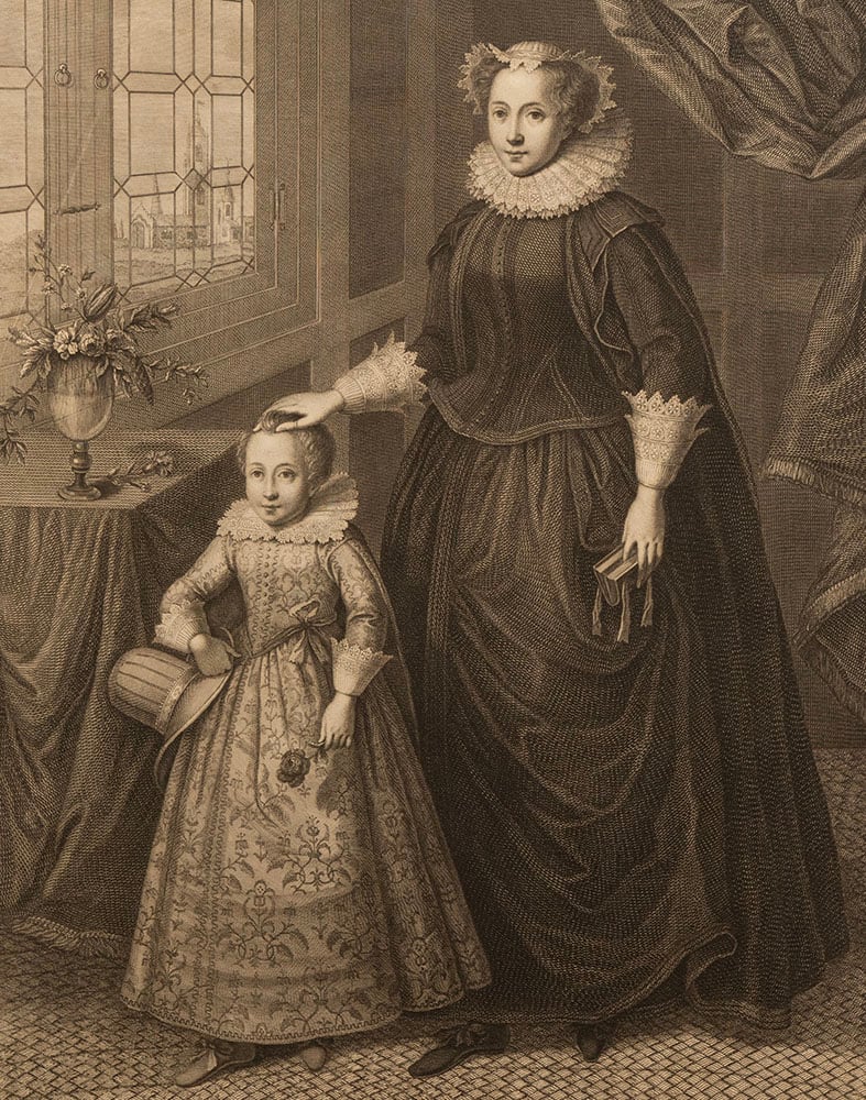 Italian School、Queen of Scots、希少画集より Italian School、Queen of Scots、希少画集より