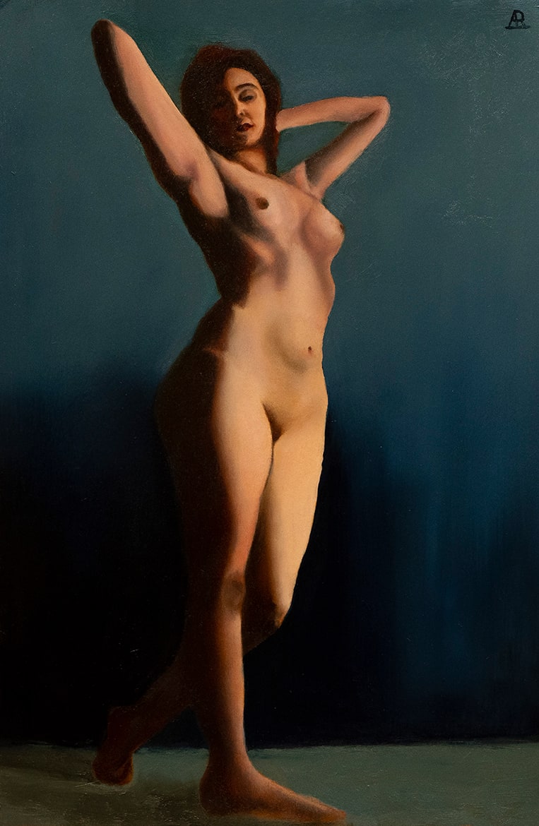 Nude study by André Romijn  Image: Nude study