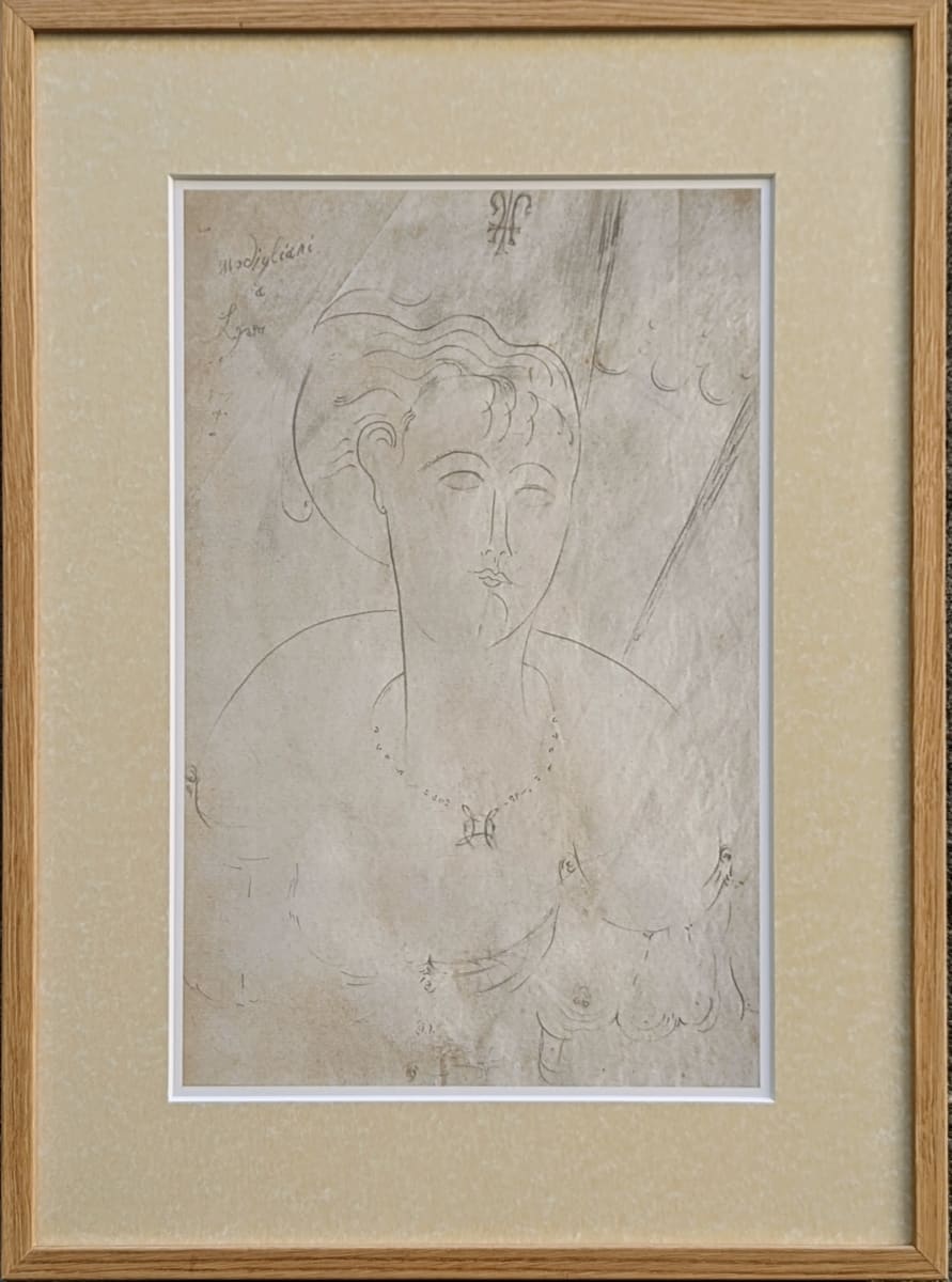 Portrait dedicated to Lysa, after Modigliani by Amedeo Modigliani  Image: Portrait dedicated to Lysa, after Modigliani 