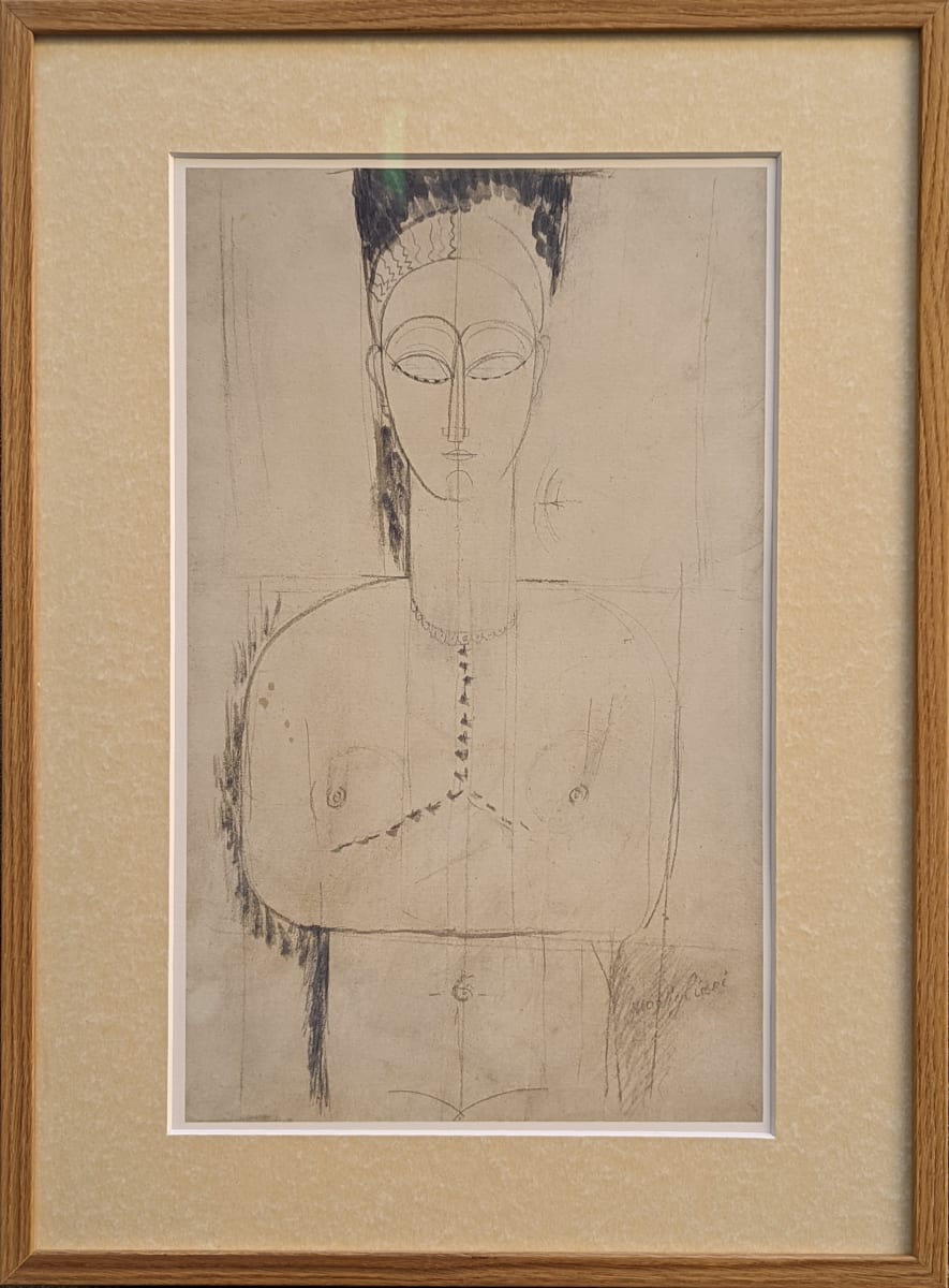 Caryatid, after Modigliani by Amedeo Modigliani  Image: Caryatid, after Modigliani 