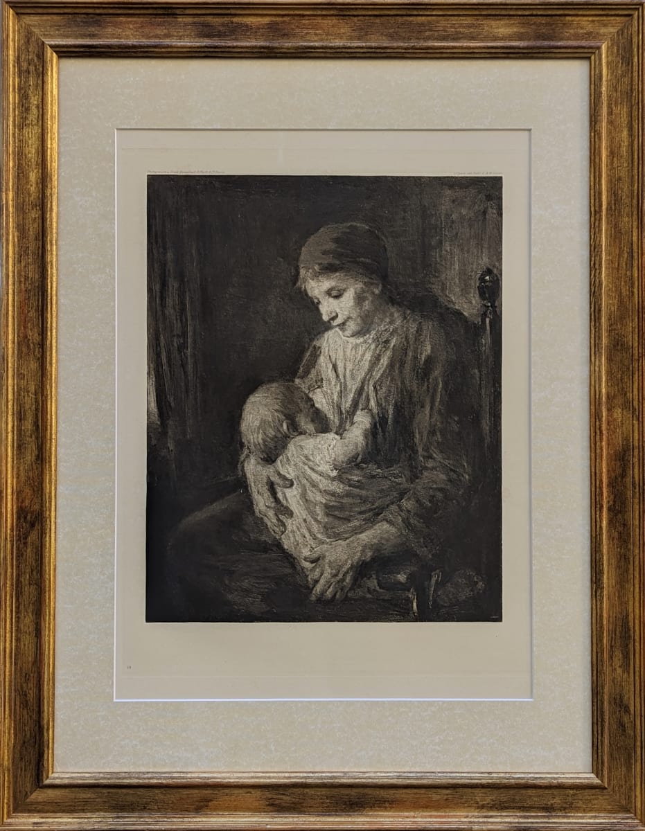 Mother and child, after Jozef Israëls by Jozef Israëls 