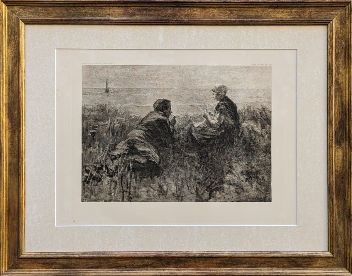 A Boy and a Girl in the Dunes by Jozef Israëls 