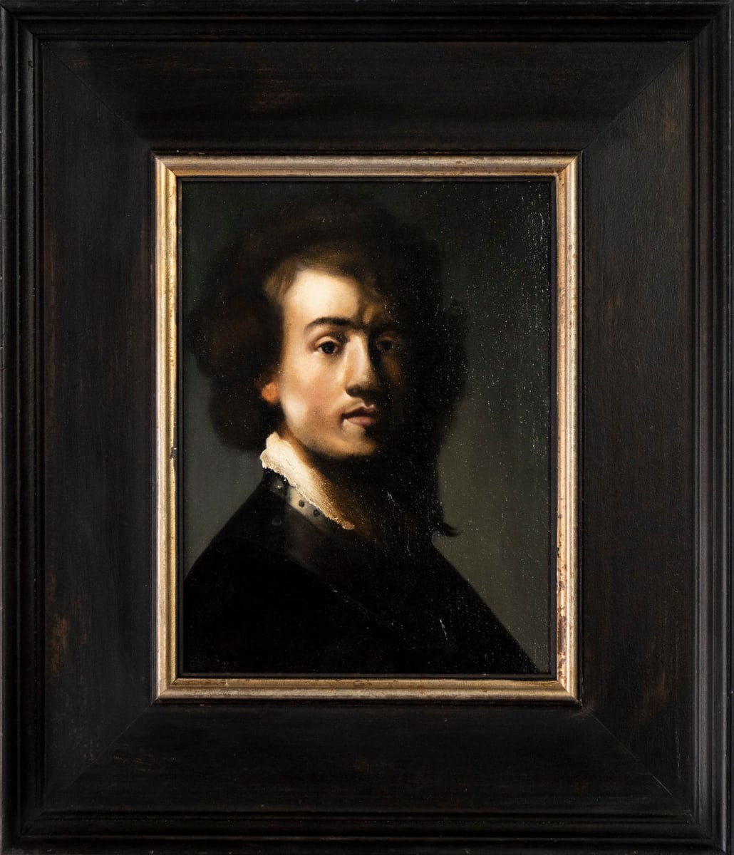 Self-portrait after Rembrandt Harmenszoon Van Rijn by André Romijn  Image: Self-portrait after Rembrandt Harmenszoon Van Rijn
