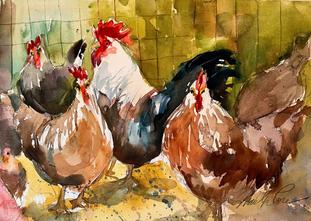 Just Us Chickens by Marilyn Rose 