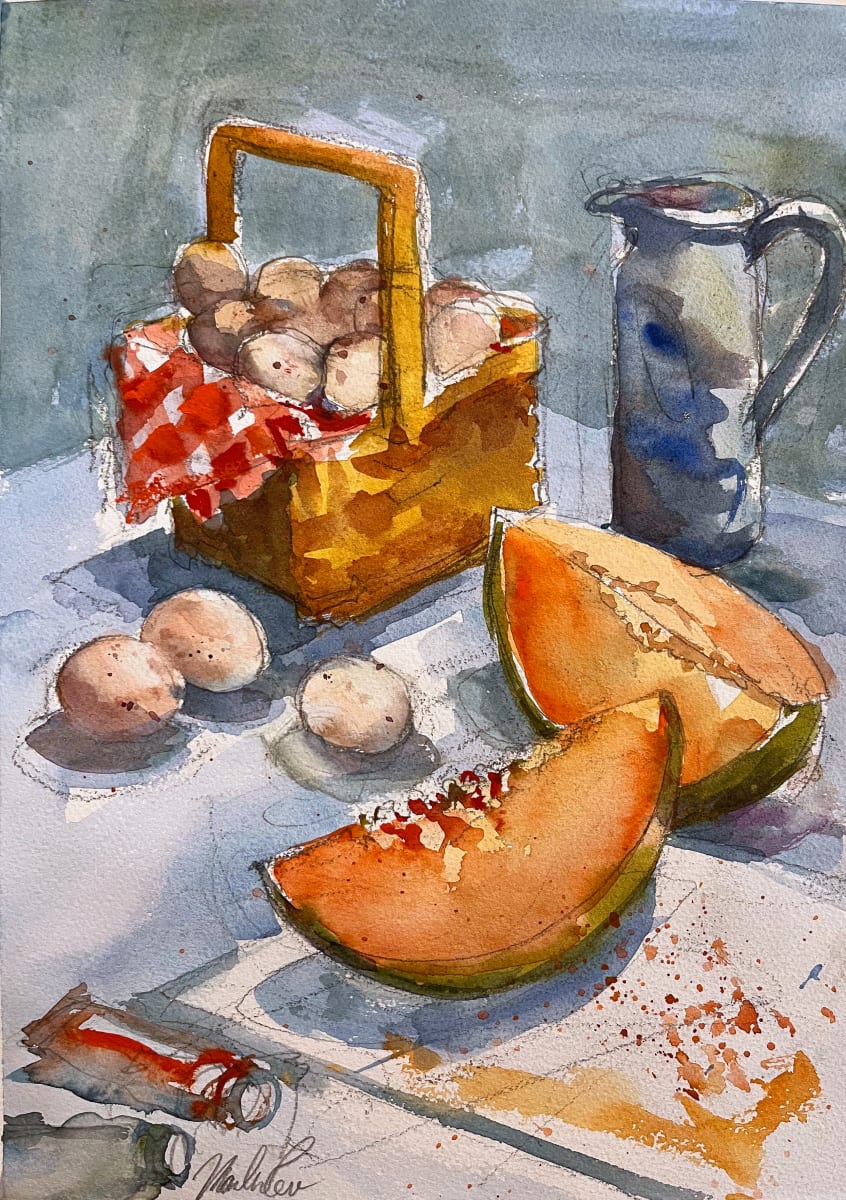 Cantaloupe and Eggs 