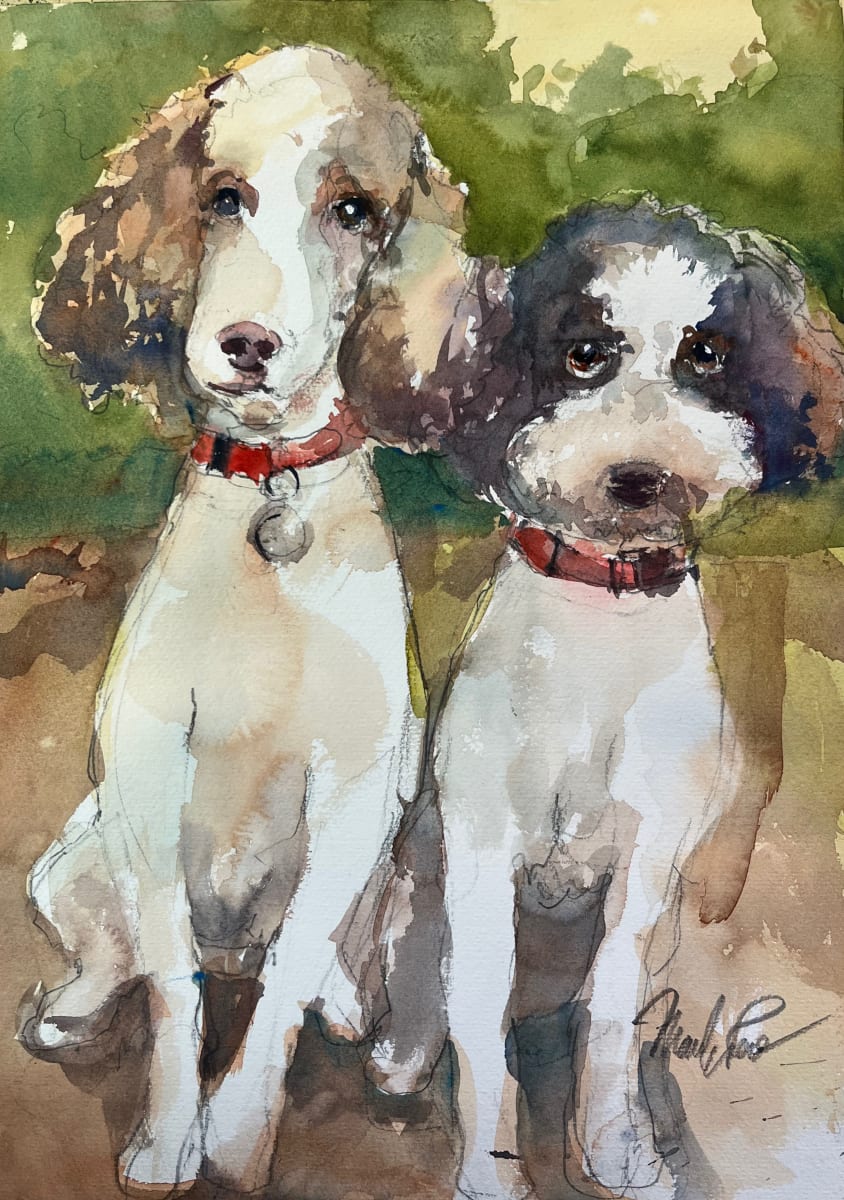 Olive and Biggie by Marilyn Rose 