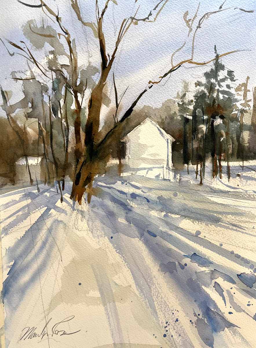 Winter Shadows by Marilyn Rose 