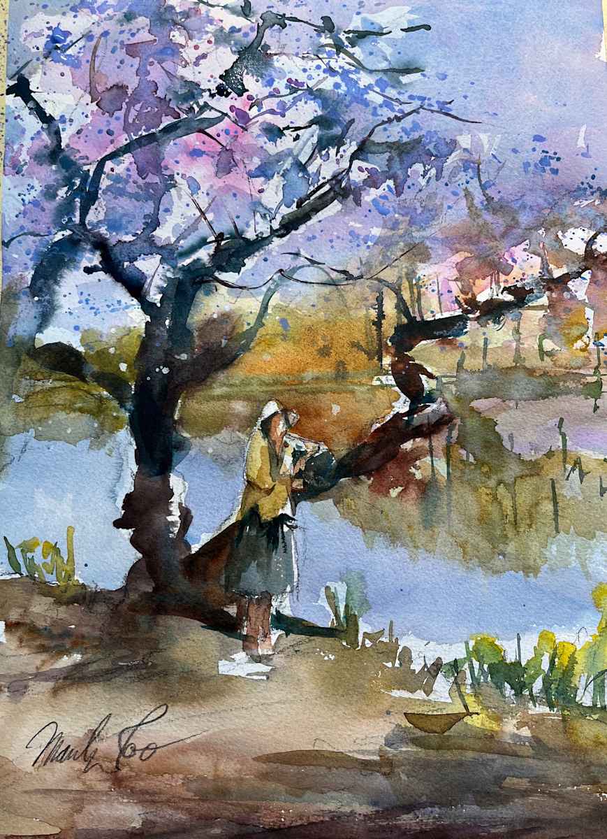 Cherry Blossoms by Marilyn Rose 