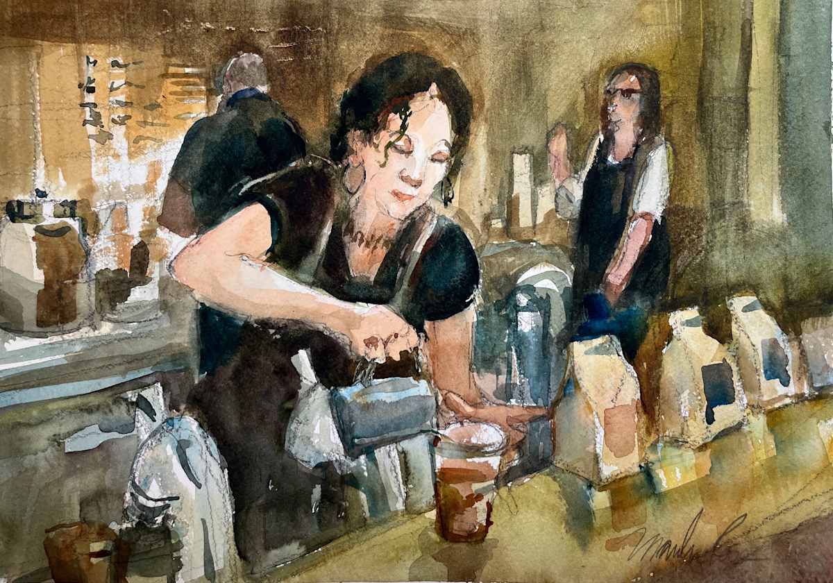 Tbe Barista by Marilyn Rose 