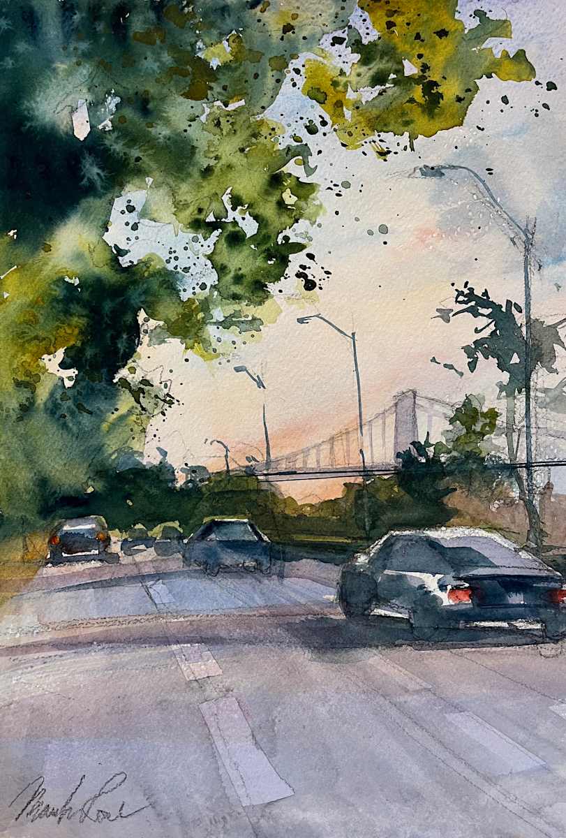 Evening Commute by Marilyn Rose 