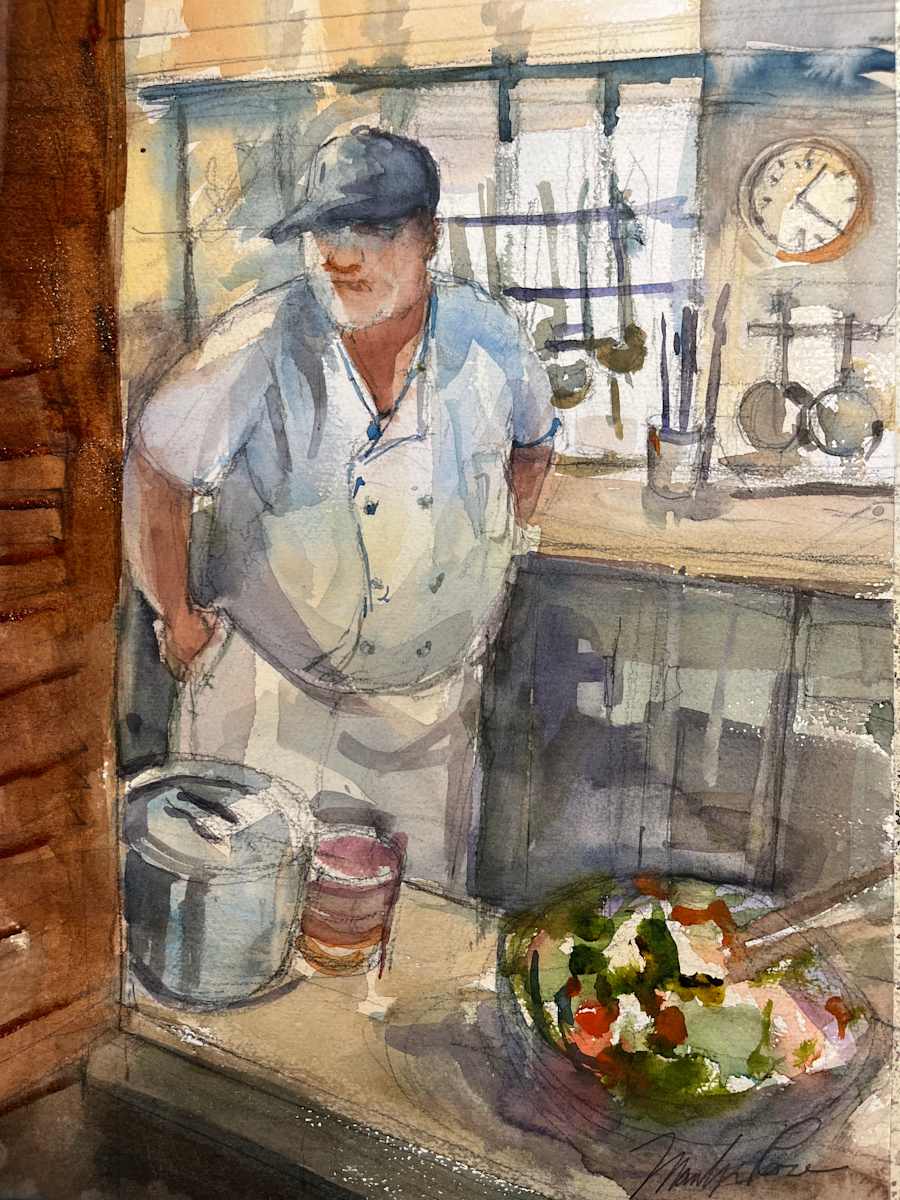 Lunch at the Landgrove by Marilyn Rose 