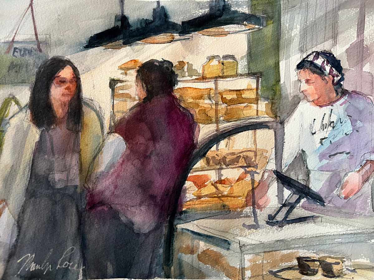 Leaning In by Marilyn Rose 