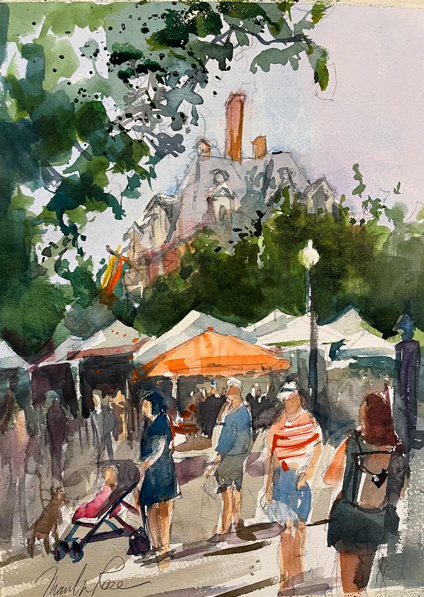 Sunday Morning, Dupont Circle by Marilyn Rose 