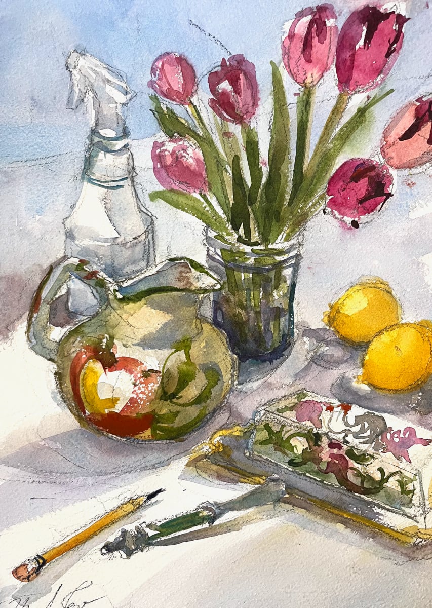Kitchen-scape by Marilyn Rose 