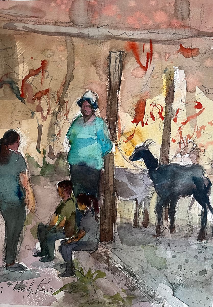 Market Day in Otavalo by Marilyn Rose 