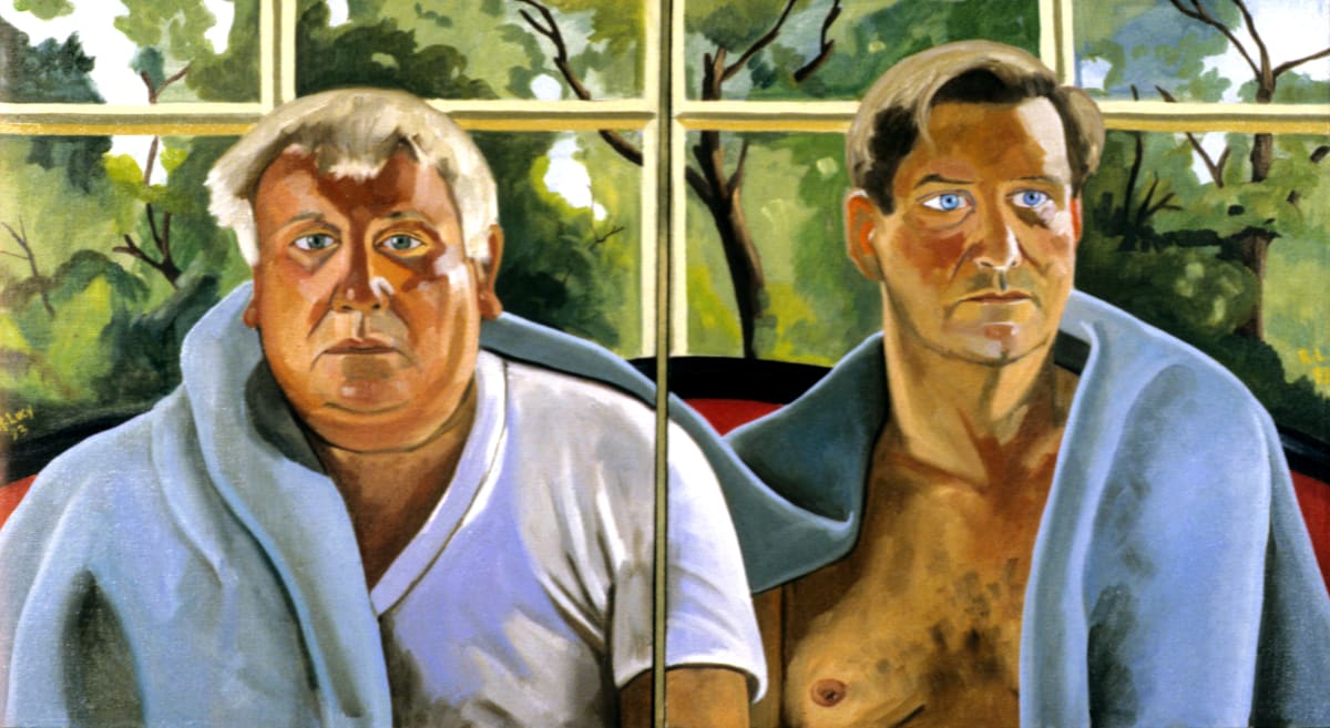 Dennis Adrian and Richard Born (diptych) 