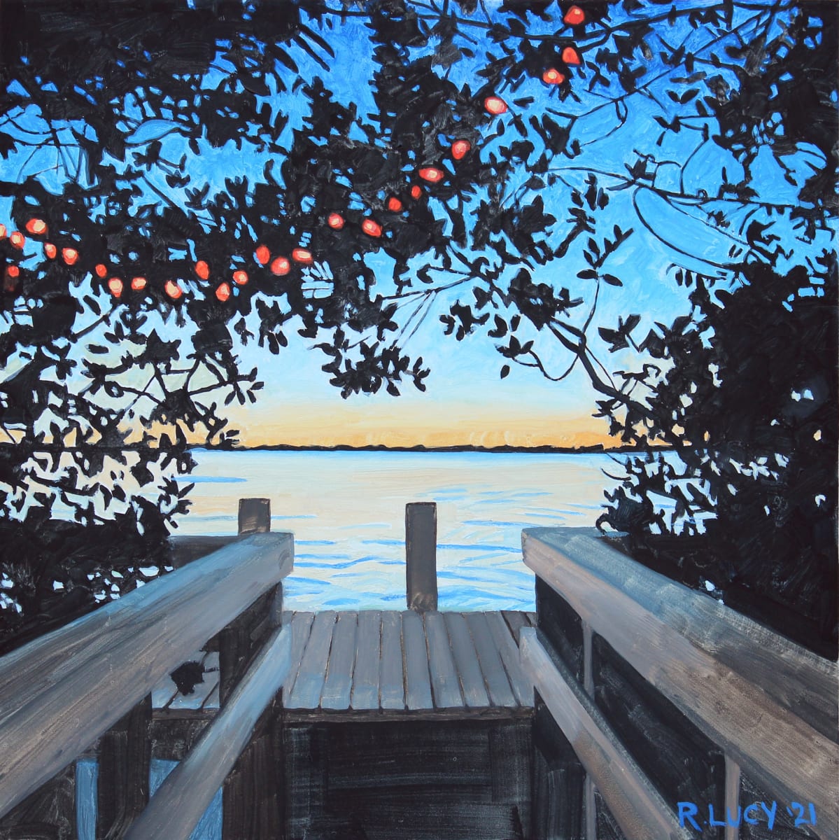 Sunset, Selby Gardens (second version) 