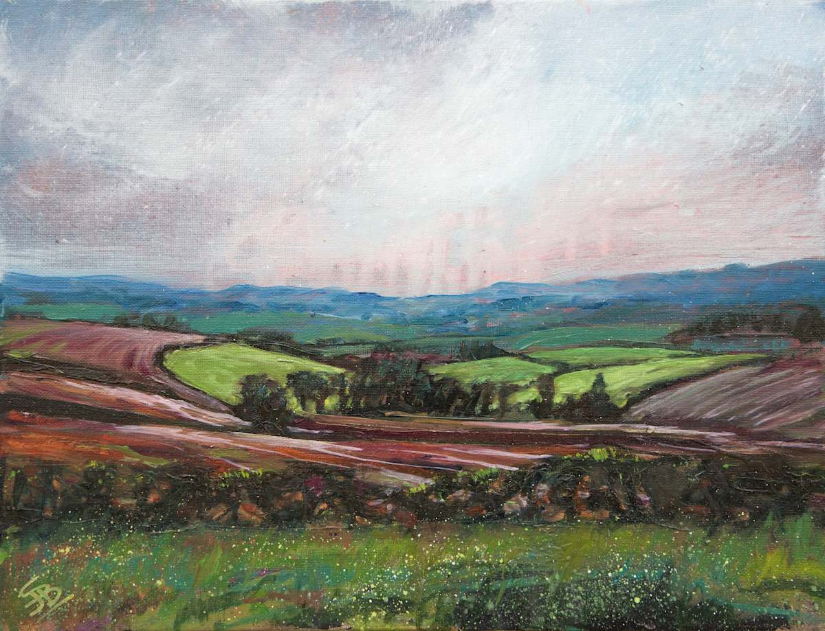 Quilted land by Sarah Jane Brown, Image 1.