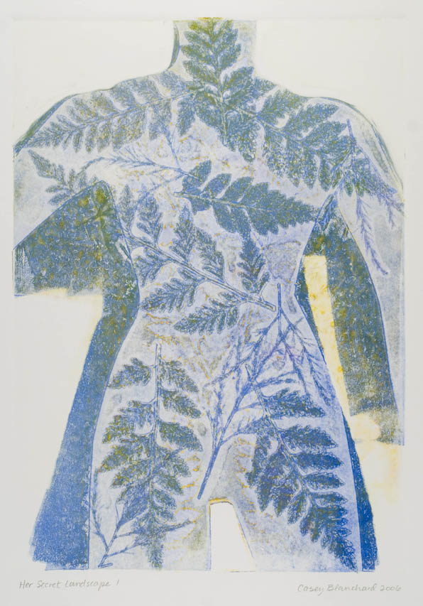 Her Secret Landscape 1 by Casey Blanchard 