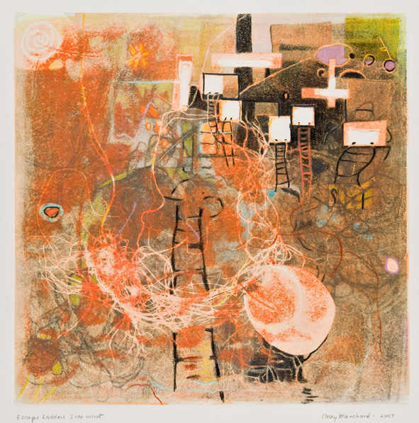 Escape Ladders Into What by Casey Blanchard, Image 1.