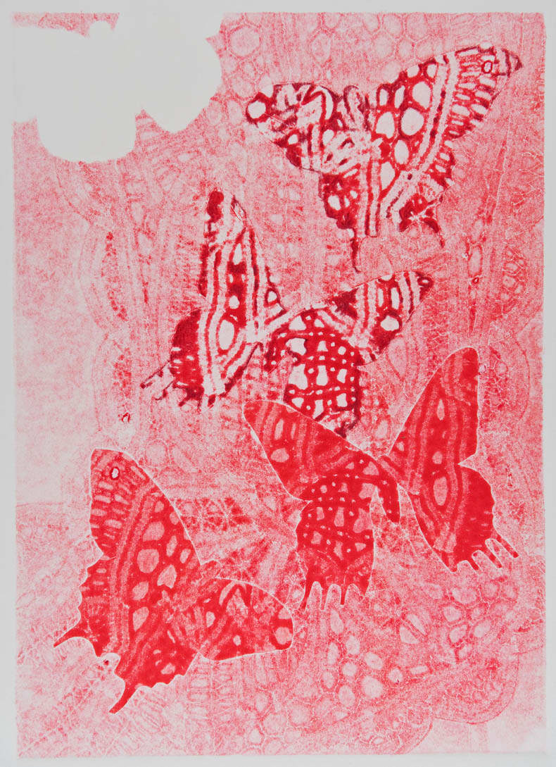 Red Butterflies 1 by Casey Blanchard, Image 1.
