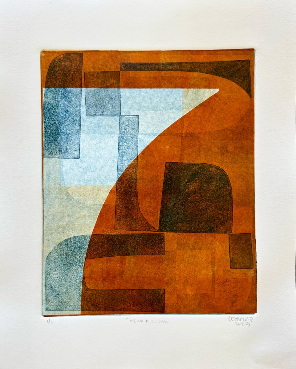 Thrown a curve by Kippi Leonard Art Studio 
