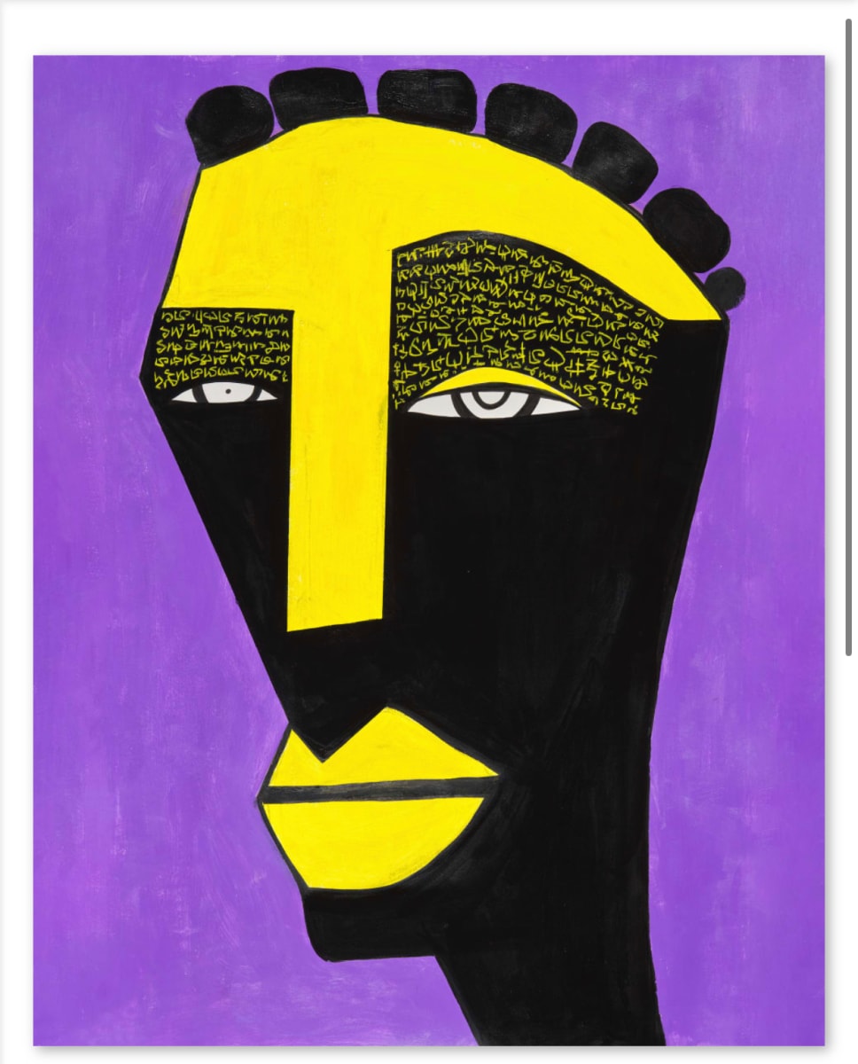 Purple Head 27x40 print by Chris McMurry 